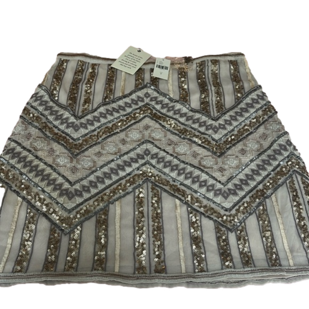 Anthropologie Sequin Skirt- Sz 8 - New with Tags